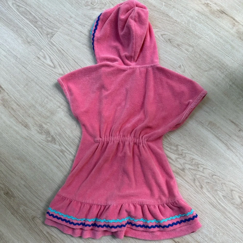 Disney Store Princess Elena of Avalor Soft Terry Hooded Beach Pool Cover-Up ~5/6
